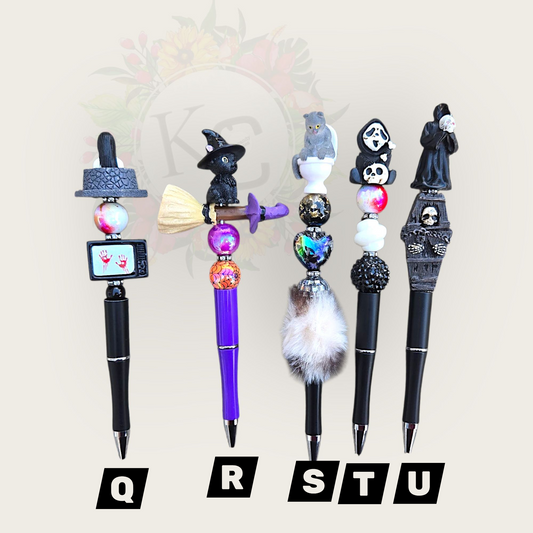 Beaded Pens Q-U