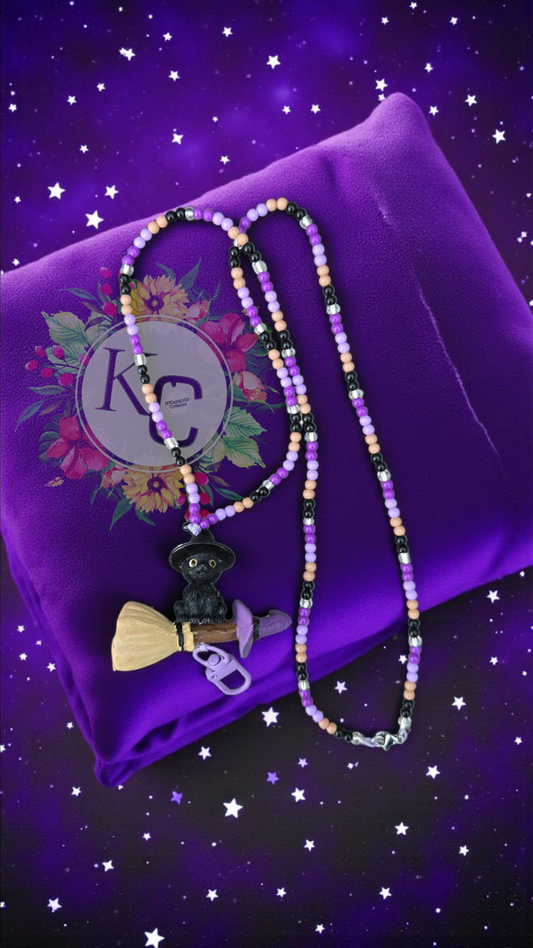 Witch Cat Lanyard