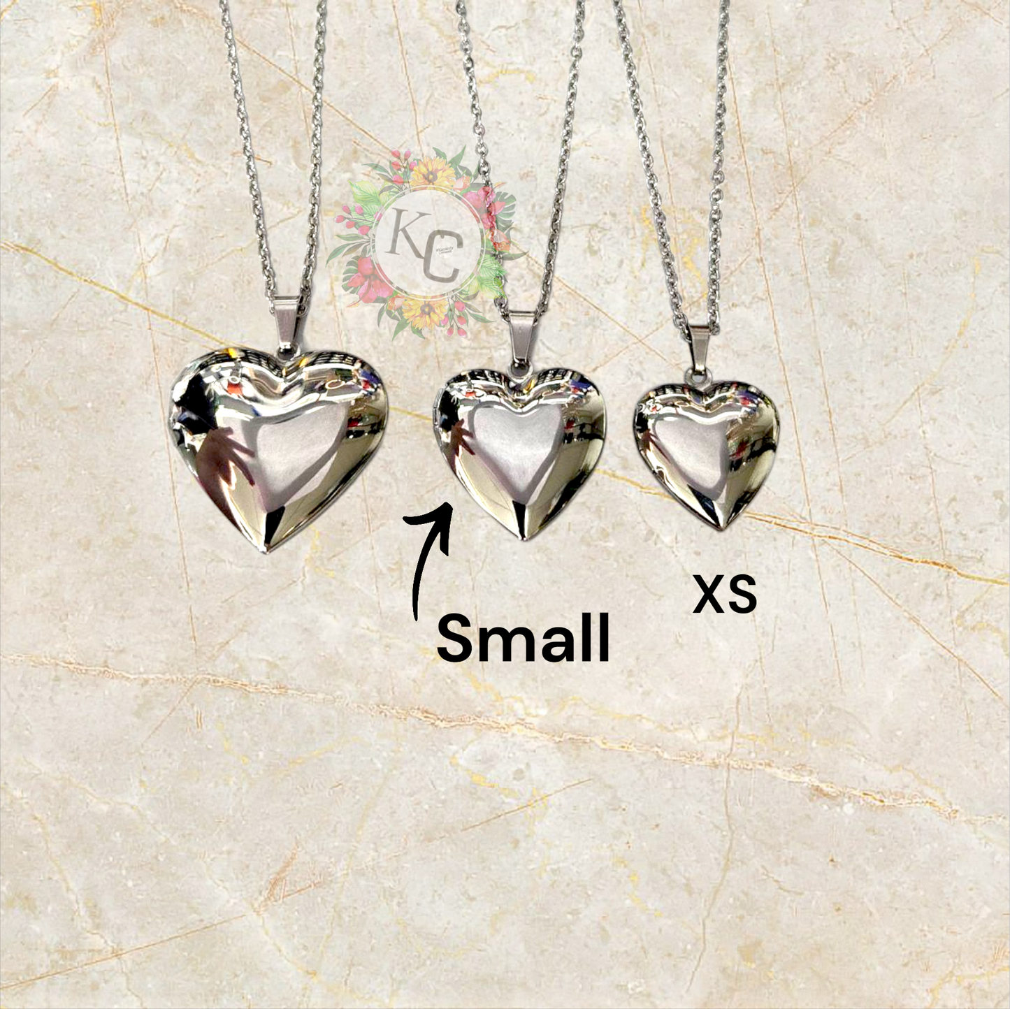 Pre Order - Stainless Steel Plain Style Lockets (ships in 1-2 weeks)