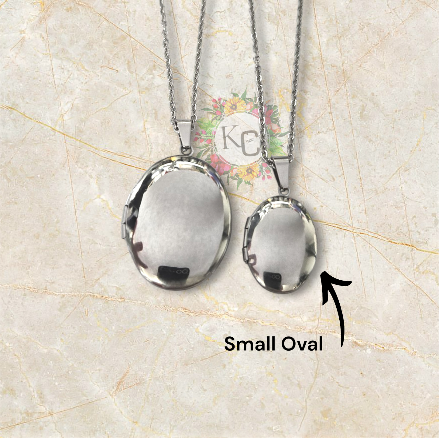 Pre Order - Stainless Steel Plain Style Lockets (ships in 1-2 weeks)