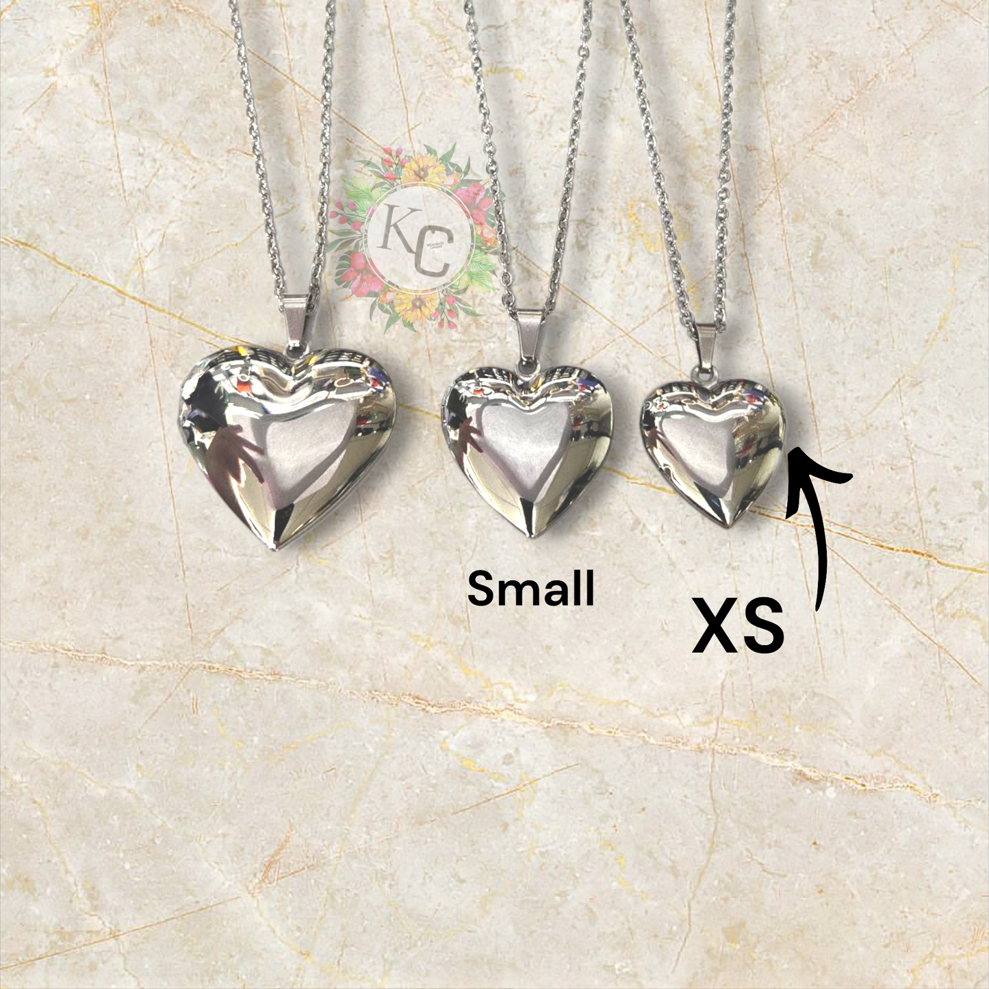 Pre Order - Stainless Steel Plain Style Lockets (ships in 1-2 weeks)