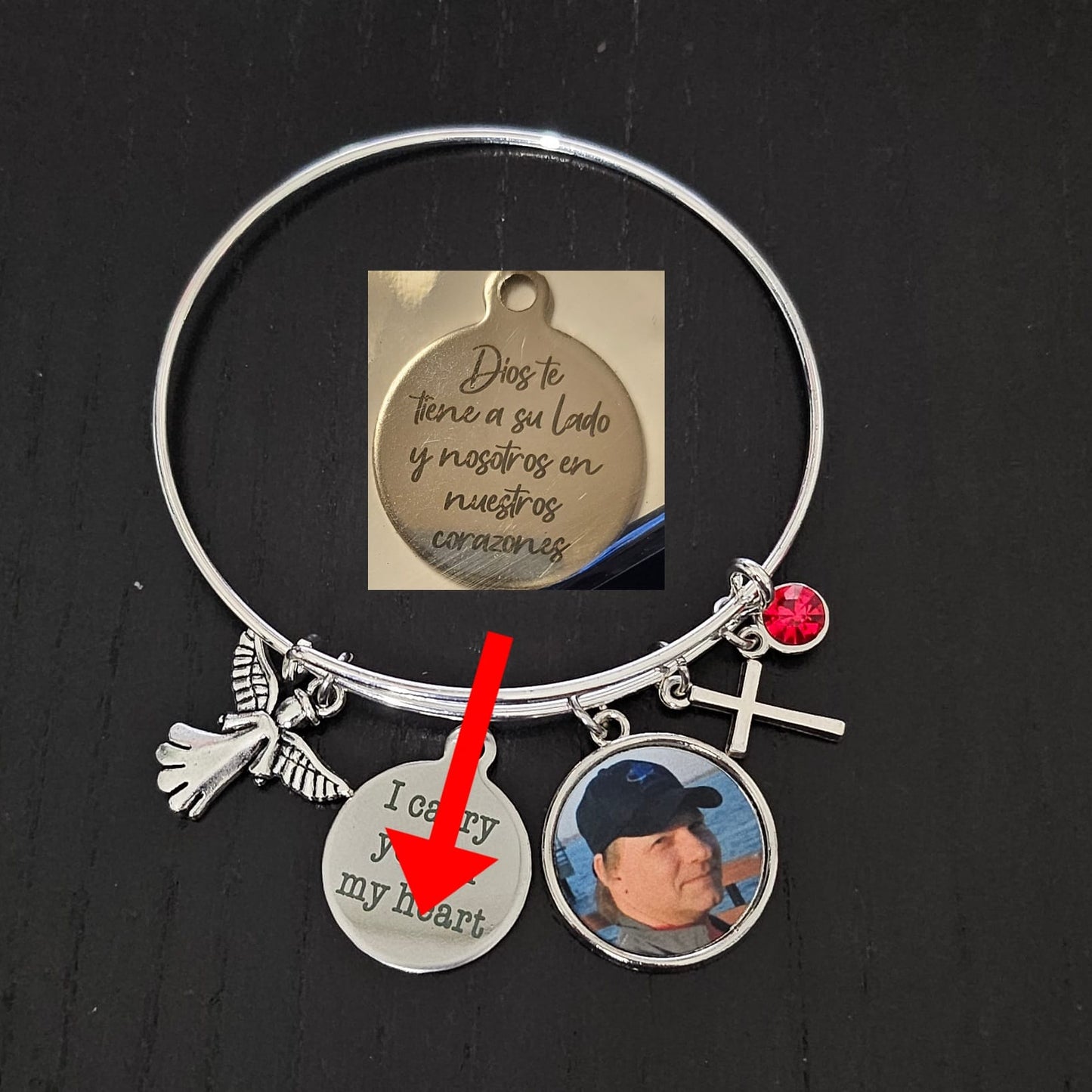 Photo Memorial Bangle