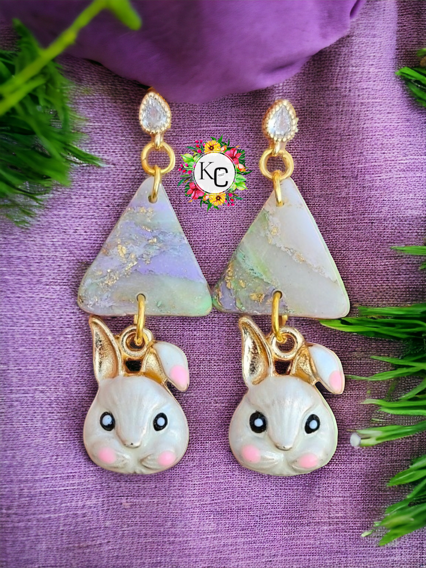 Pastel Easter Clay Earrings
