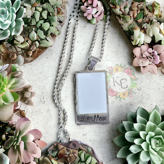 Mom/Dad Photo Necklace