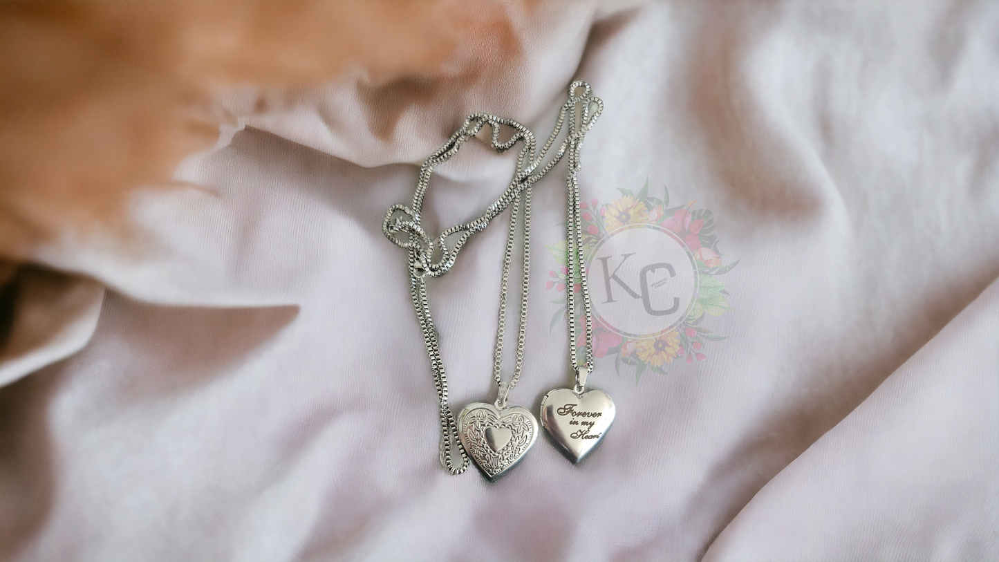 Zinc Alloy Heart Locket