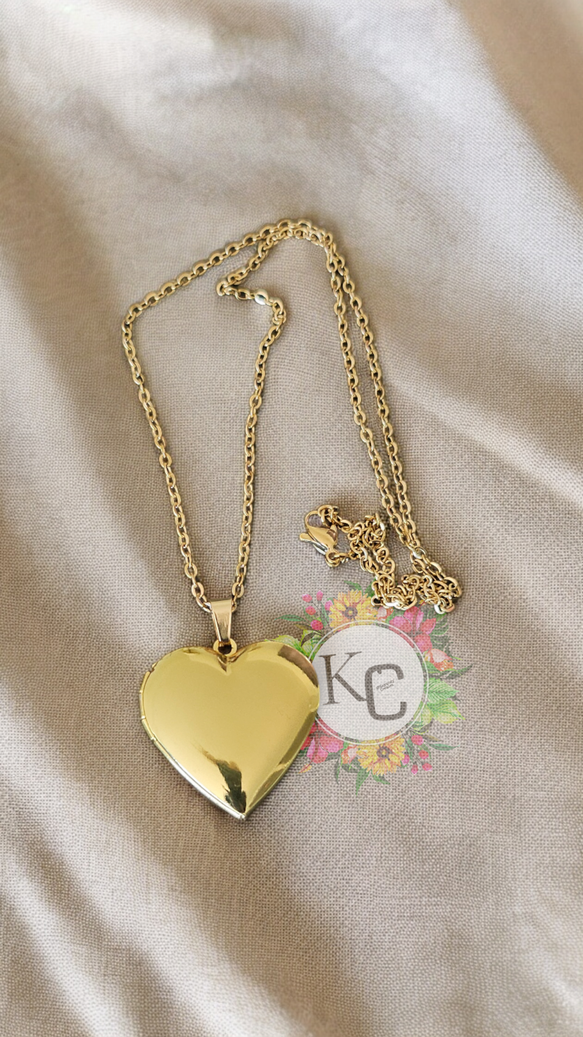 Zinc Alloy Heart Locket