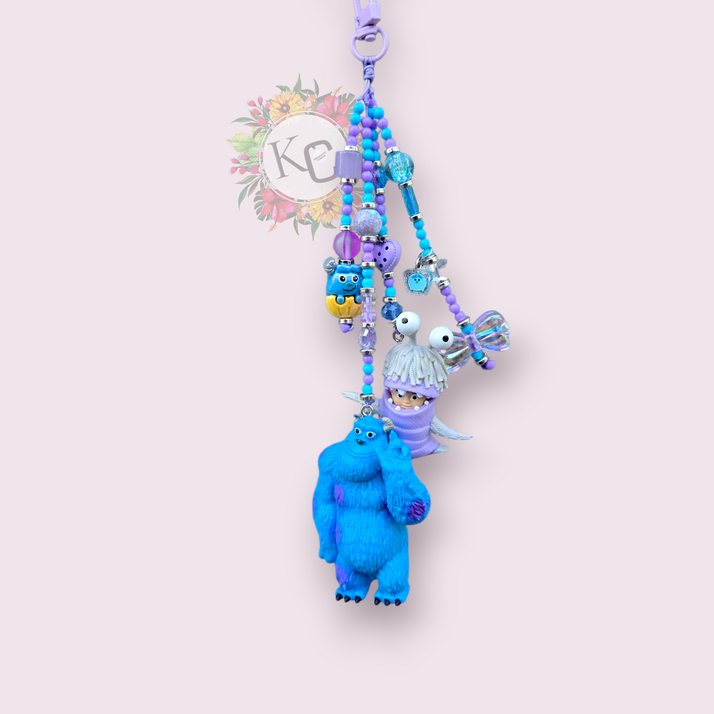 Blue Monster Bag Charm