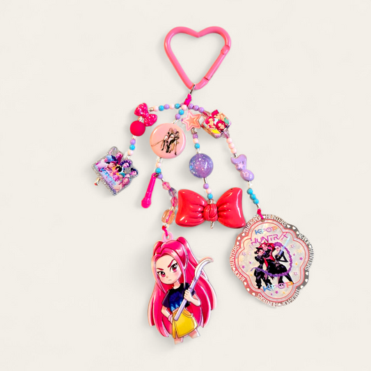 Pink Pop Keychain/Backpack Charm