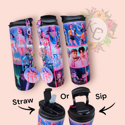 Girl Band Tumbler and Charm set