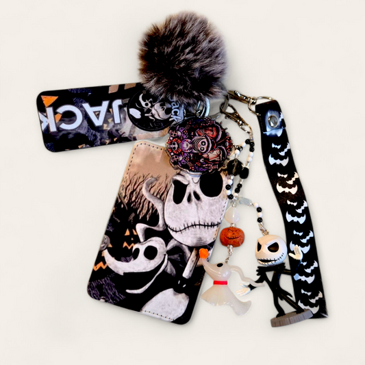 Jack | Wristlet Keychain w/ Card holder