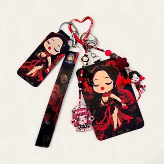 Sp | Wristlet Keychain w/ Card holder