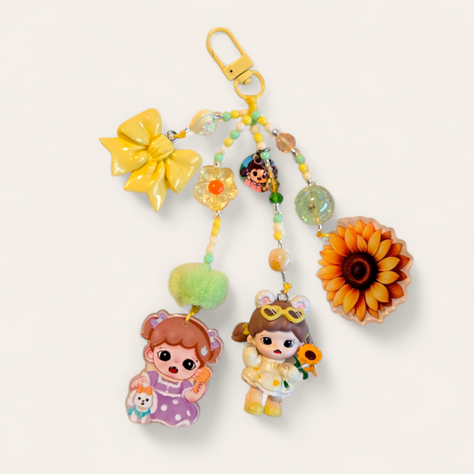 Sunflower Zorra Bag Charm / Keychain
