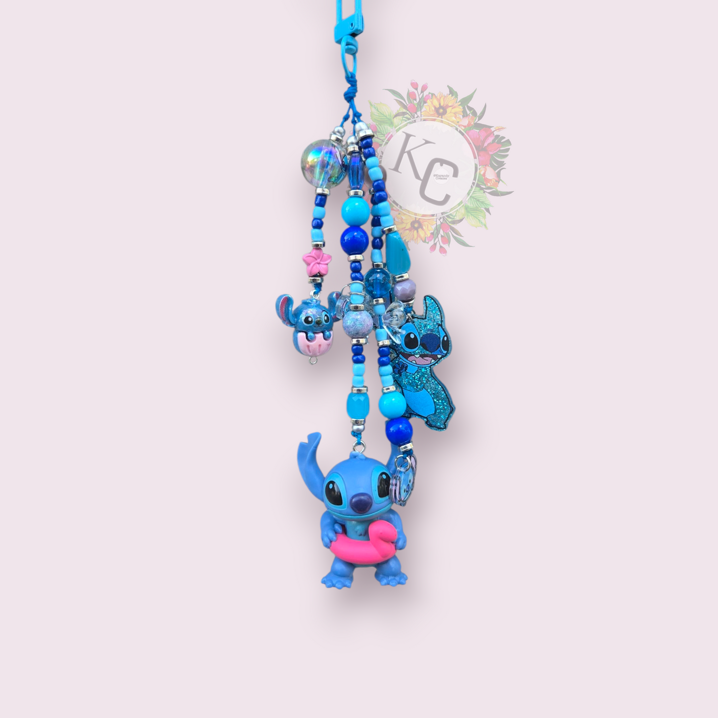 Blue Alien Bag Charm