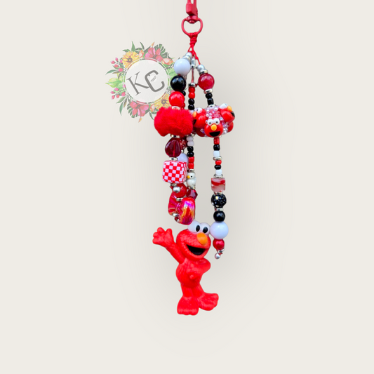 Red Monster Bag Charm