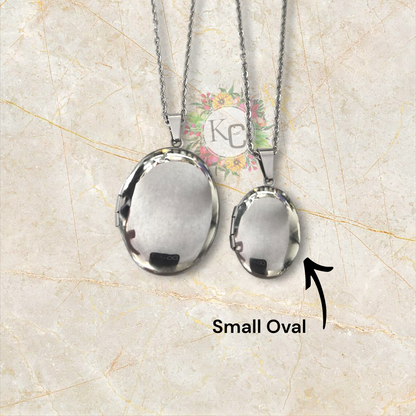 Pre Order - Stainless Steel Plain Style Lockets (ships in 1-2 weeks)