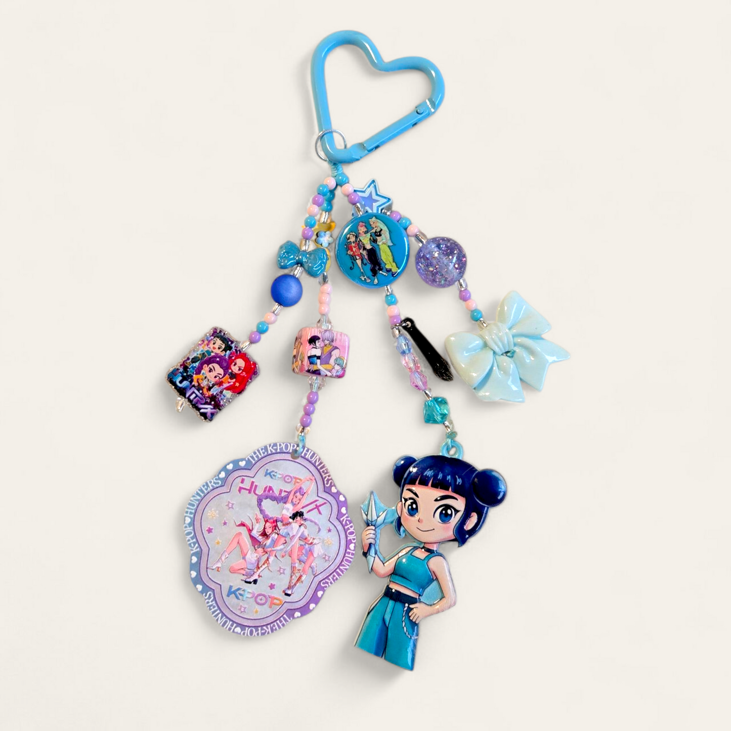 Blue Pop Keychain / Backpack charm